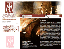 Tablet Screenshot of museosantateresa.com